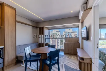 Apartamento com 1 Quarto para alugar, 35m² no Indianópolis, São Paulo