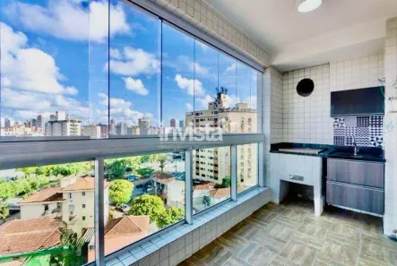 Apartamento com 3 Quartos à venda, 86m² no Macuco, Santos