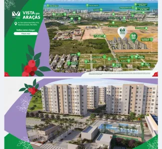 Apartamento com 2 Quartos à venda, 40m² no Vale Encantado, Vila Velha