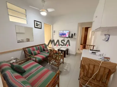 Apartamento com 1 Quarto para alugar, 60m² no Boqueirão, Santos