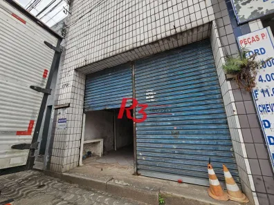 Ponto Comercial para alugar, 200m² no Vila Mathias, Santos