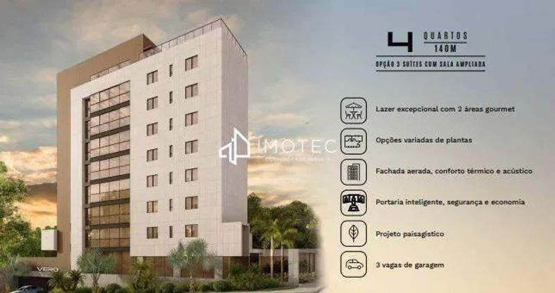 Apartamento com 4 quartos — Santo Antônio, Belo Horizonte