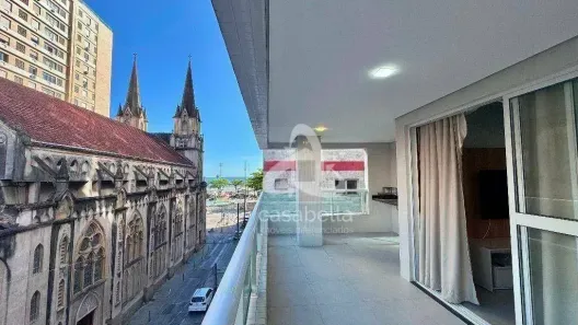 Apartamento com 2 Quartos para venda ou aluguel, 98m² no Embaré, Santos