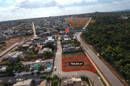 Lote/Terreno à venda, 734m² no Setor Habitacional Jardim Botânico, Brasília