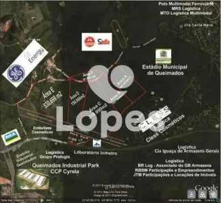 Lote/Terreno à venda, 17608m² no Distrito Industrial, Queimados