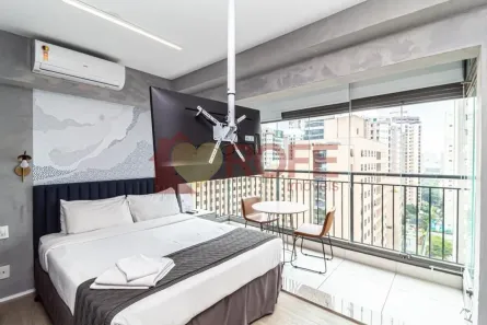 Apartamento com 1 Quarto à venda, 25m² no Indianópolis, São Paulo