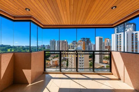 Apartamento com 4 Quartos para alugar, 213m² no Ahú, Curitiba