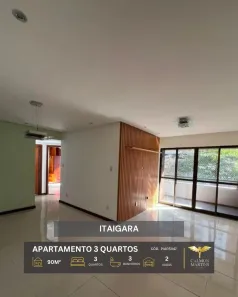 Apartamento com 3 Quartos à venda, 90m² no Pituba, Salvador