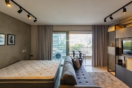 Apartamento com 1 Quarto para venda ou aluguel, 61m² no Itaim Bibi, São Paulo