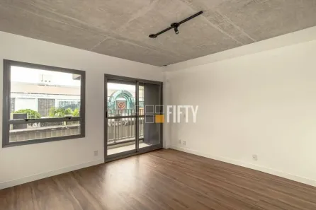 Apartamento com 1 Quarto para venda ou aluguel, 24m² no Indianópolis, São Paulo