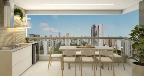 Apartamento com 3 Quartos à venda, 106m² no Parnamirim, Recife