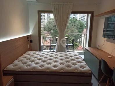 Apartamento com 1 Quarto para alugar, 25m² no Cerqueira César, São Paulo