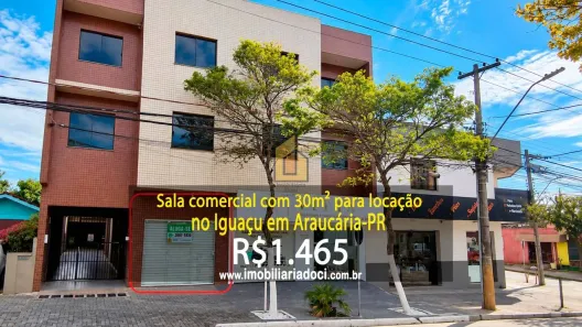 Sala Comercial para alugar, 30m² no Iguaçu, Araucária