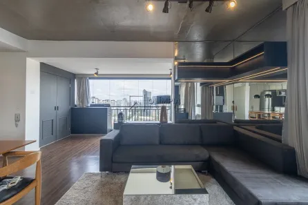 Apartamento com 1 Quarto para alugar, 63m² no Cidade Monções, São Paulo