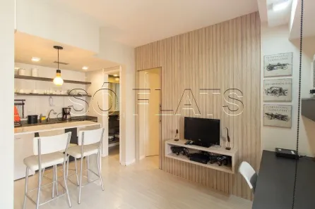 Apartamento com 1 Quarto para alugar, 37m² no Moema, São Paulo