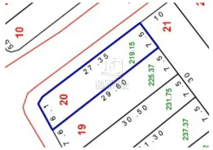 Lote/Terreno à venda, 219m² no Jardim Guarará, Santo André