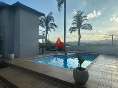 Casa de Condomínio com 5 Quartos para venda ou aluguel, 495m² no Ouro Fino, Santa Isabel