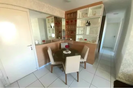 Apartamento com 2 Quartos para alugar, 62m² no Ponta Negra, Natal