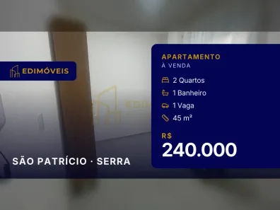 Apartamento com 2 Quartos à venda, 45m² no São Patrício, Serra
