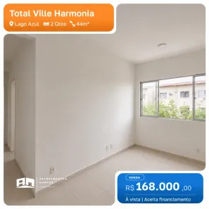 Apartamento com 2 Quartos à venda, 44m² no Lago Azul, Manaus