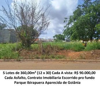 Lote/Terreno à venda, 360m² no Parque Ibirapuera, Aparecida de Goiânia