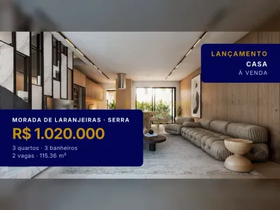 Casa com 3 Quartos à venda, 115m² no Morada de Laranjeiras, Serra