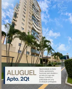 Apartamento com 2 Quartos para alugar, 73m² no Setor Oeste, Goiânia