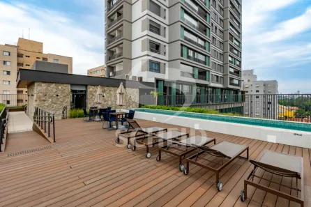 Flat com 1 Quarto à venda, 34m² no Santo Amaro, São Paulo