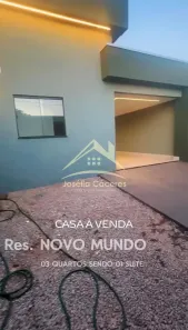 Casa com 3 Quartos à venda, 225m² no Novo Mundo, Várzea Grande