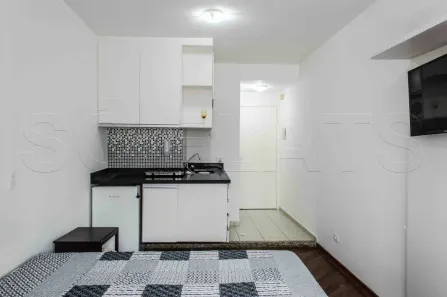 Flat com 1 Quarto para alugar, 27m² no Pinheiros, São Paulo