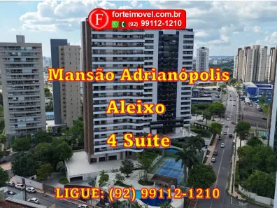 Apartamento com 4 Quartos para alugar, 242m² no Aleixo, Manaus