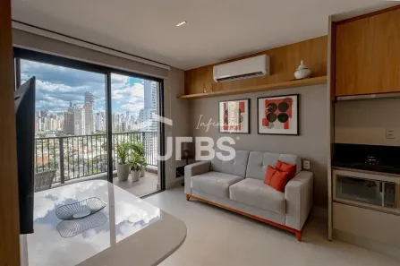 Flat com 1 Quarto à venda, 45m² no Setor Bueno, Goiânia