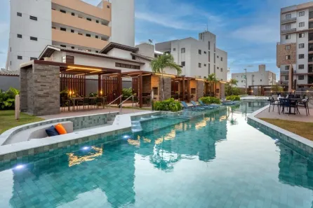 Apartamento com 2 Quartos para alugar, 57m² no Ponta de Campina, Cabedelo