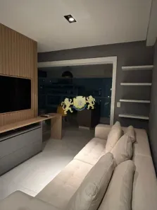 Flat com 1 Quarto para alugar, 44m² no Brooklin Paulista, São Paulo