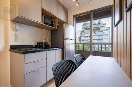 Apartamento com 1 Quarto para venda ou aluguel, 26m² no Jardim Paulista, São Paulo
