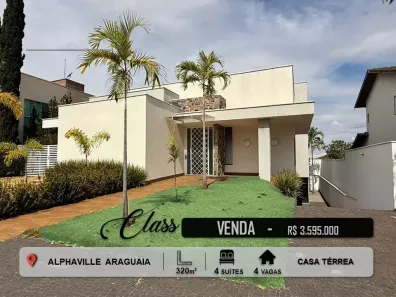 Casa de Condomínio com 4 Quartos à venda, 320m² no Alphaville Flamboyant Residencial Araguaia, Goiânia