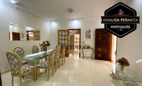 Sobrado com 4 Quartos à venda, 243m² no Cerâmica, São Caetano do Sul