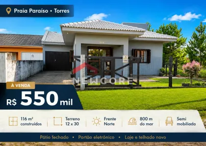 Casa com 3 Quartos à venda, 116m² no Torres, Torres
