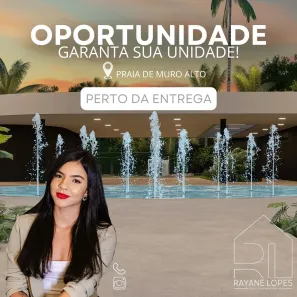Apartamento com 1 Quarto à venda, 28m² no Maracaipe, Ipojuca