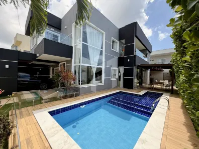 Casa de Condomínio com 4 Quartos à venda, 340m² no Alphaville (Abrantes), Camaçari