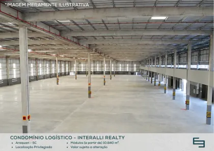 Galpão/Depósito/Armazém para alugar, 13870m² no Corveta, Araquari