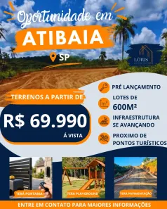 Lote/Terreno à venda, 600m² no Centro, Campo Limpo Paulista