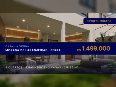 Casa com 4 Quartos à venda, 218m² no Morada de Laranjeiras, Serra