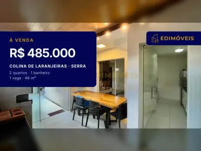 Apartamento com 2 Quartos à venda, 48m² no Colina de Laranjeiras, Serra