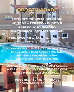 Apartamento com 2 Quartos à venda, 60m² no Muçumagro, João Pessoa
