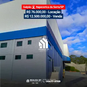 Galpão/Depósito/Armazém para alugar, 2180m² no Embu Mirim, Itapecerica da Serra