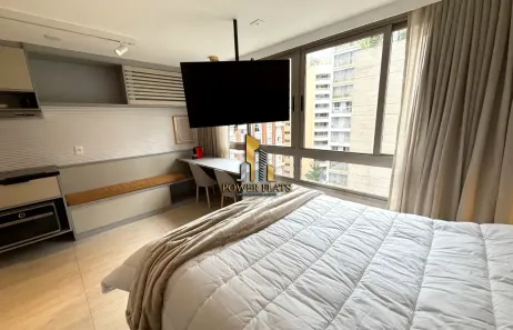 Flat com 1 Quarto para alugar, 30m² no Pinheiros, São Paulo