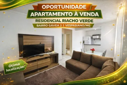 Apartamento com 2 Quartos à venda, 43m² no Gávea, Vespasiano
