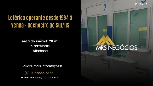 Ponto Comercial à venda, 20m² no Centro, Cachoeira do Sul