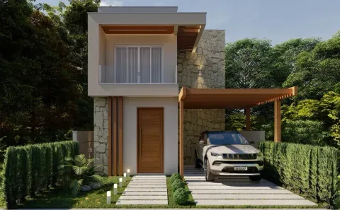 Casa de Condomínio com 3 Quartos à venda, 92m² no Parque Nascente do Rio Capivara, Camaçari